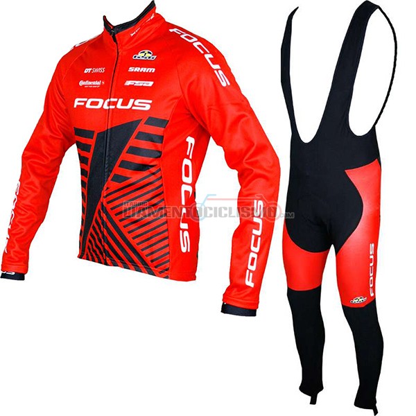 Abbigliamento Ciclismo Focus XC ML 2017 rosso